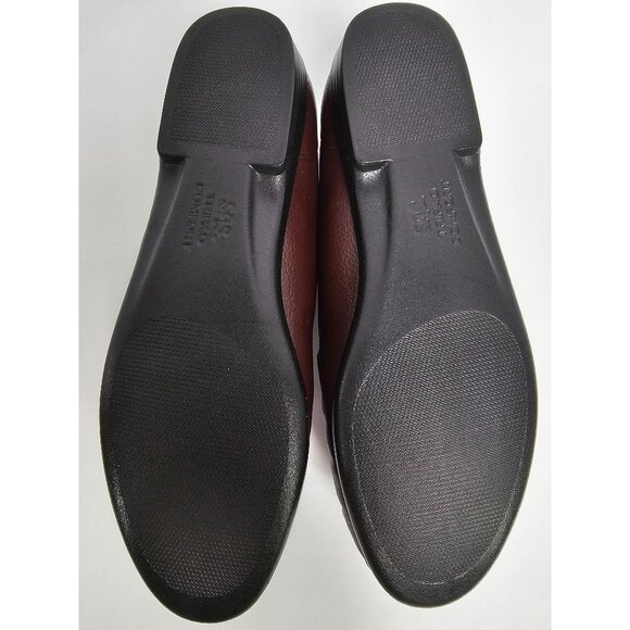 SAS Simplify Antique Wine Womens Loafers Size 10M Leather Comfortable Slip-On Sh - Picture 4 of 6